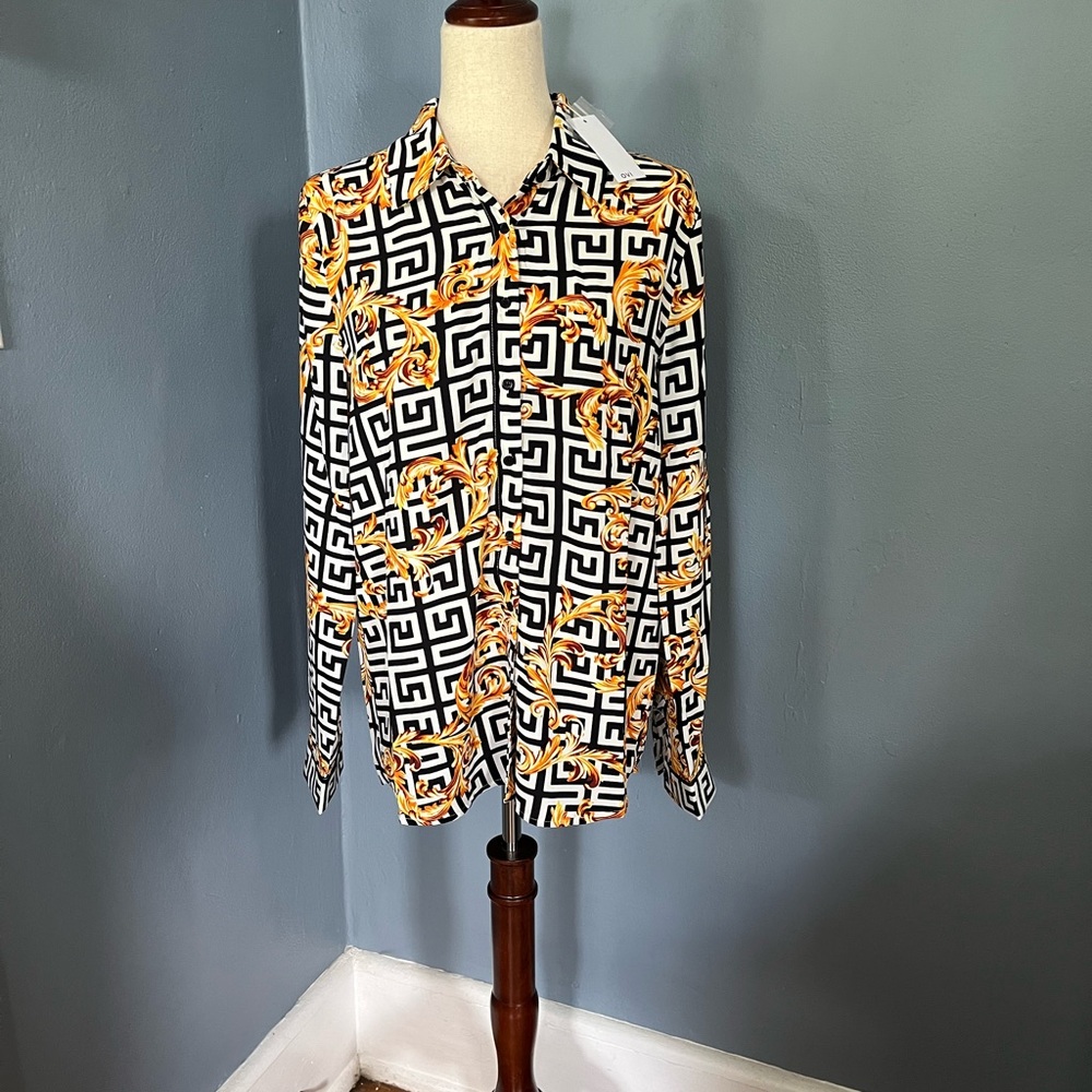 NWT- OVI Dressy Work Blouse, Size L